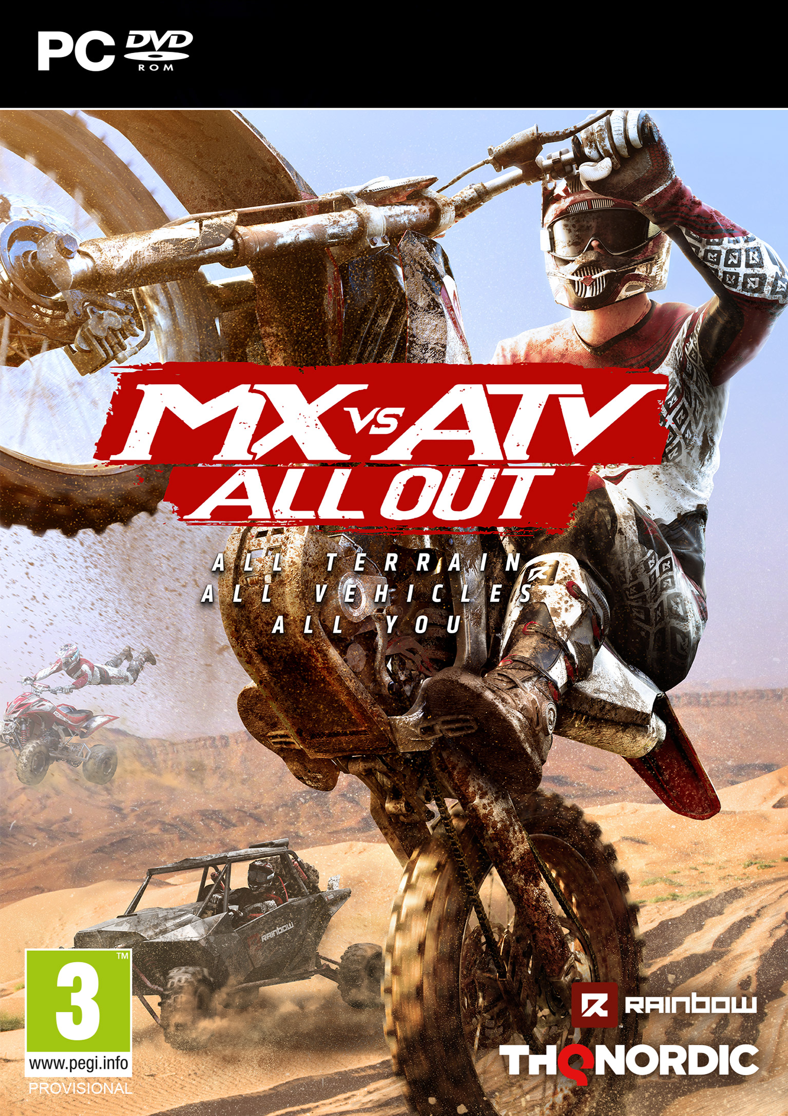 MX vs ATV All Out - predn DVD obal