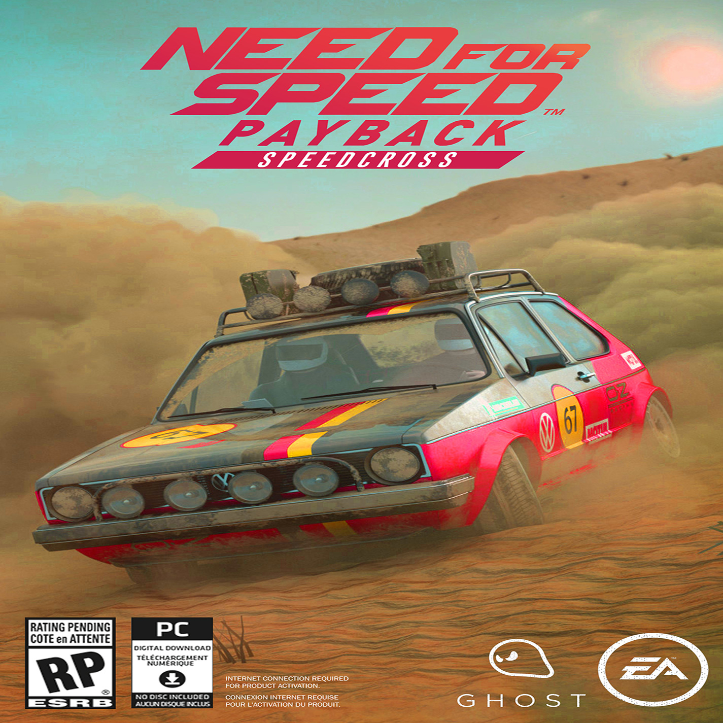 Need for Speed Payback: Speedcross - predný CD obal