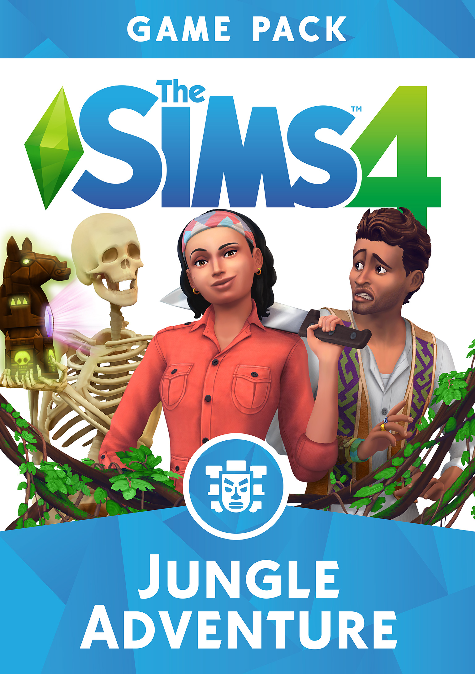 The Sims 4: Jungle Adventure - predn DVD obal