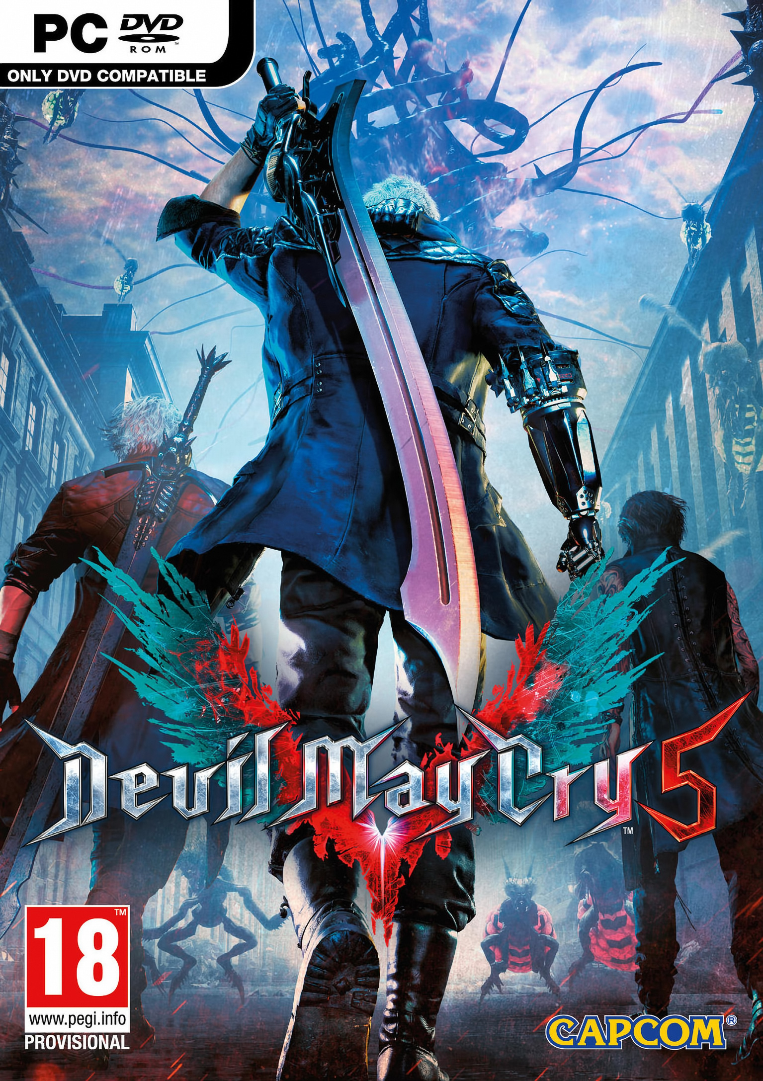Devil May Cry 5 - predn DVD obal