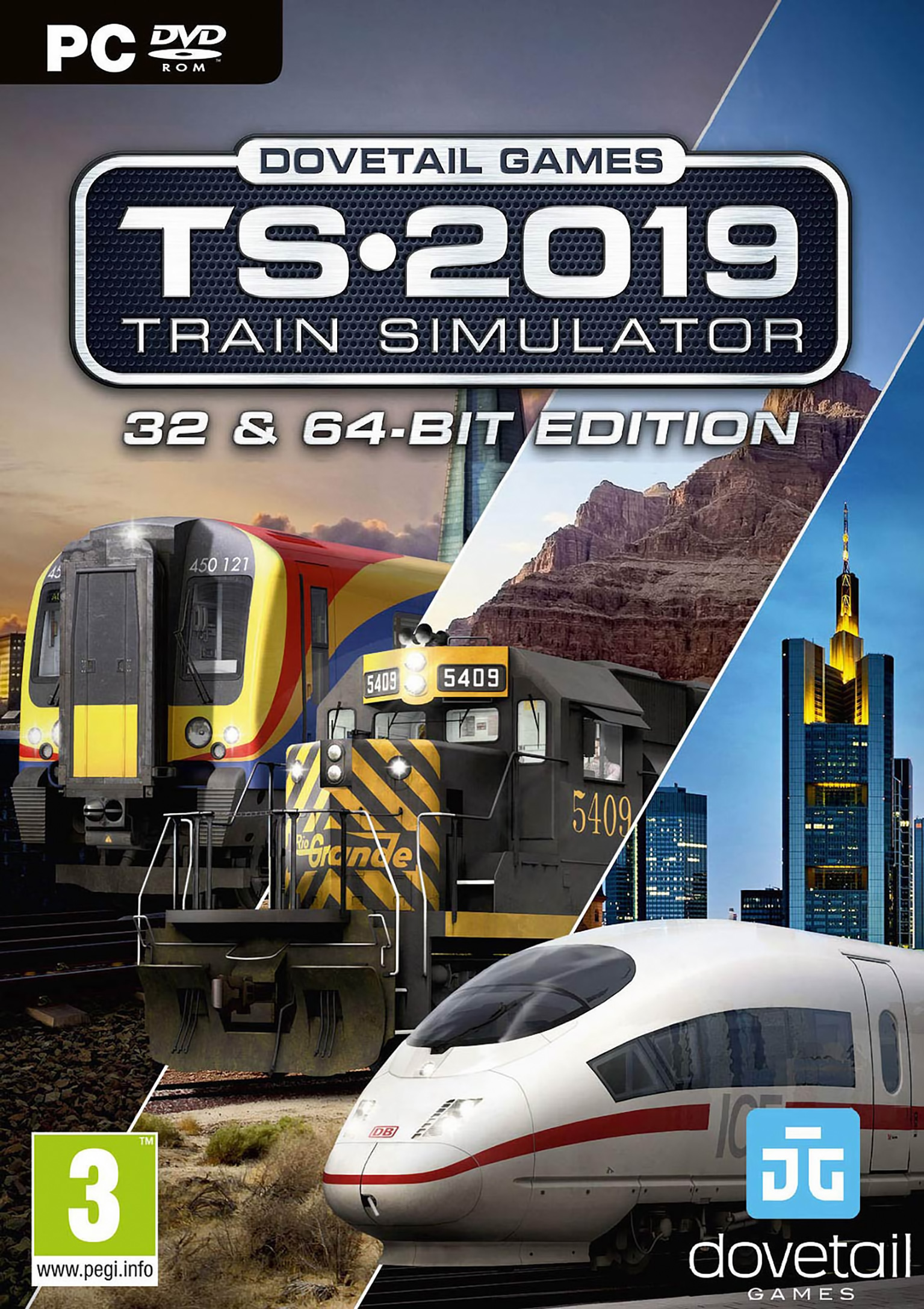 Train Simulator 2019 - predn DVD obal