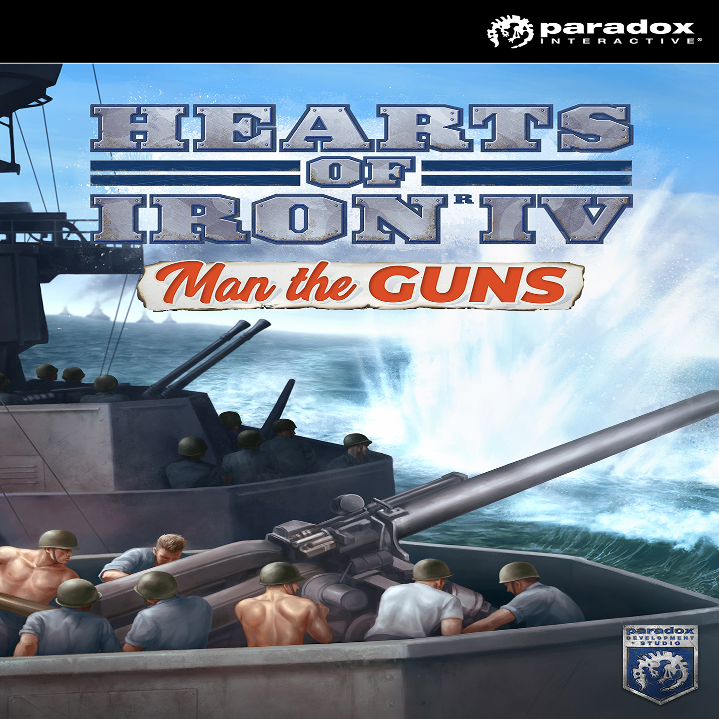 Hearts of Iron IV: Man the Guns - predn CD obal
