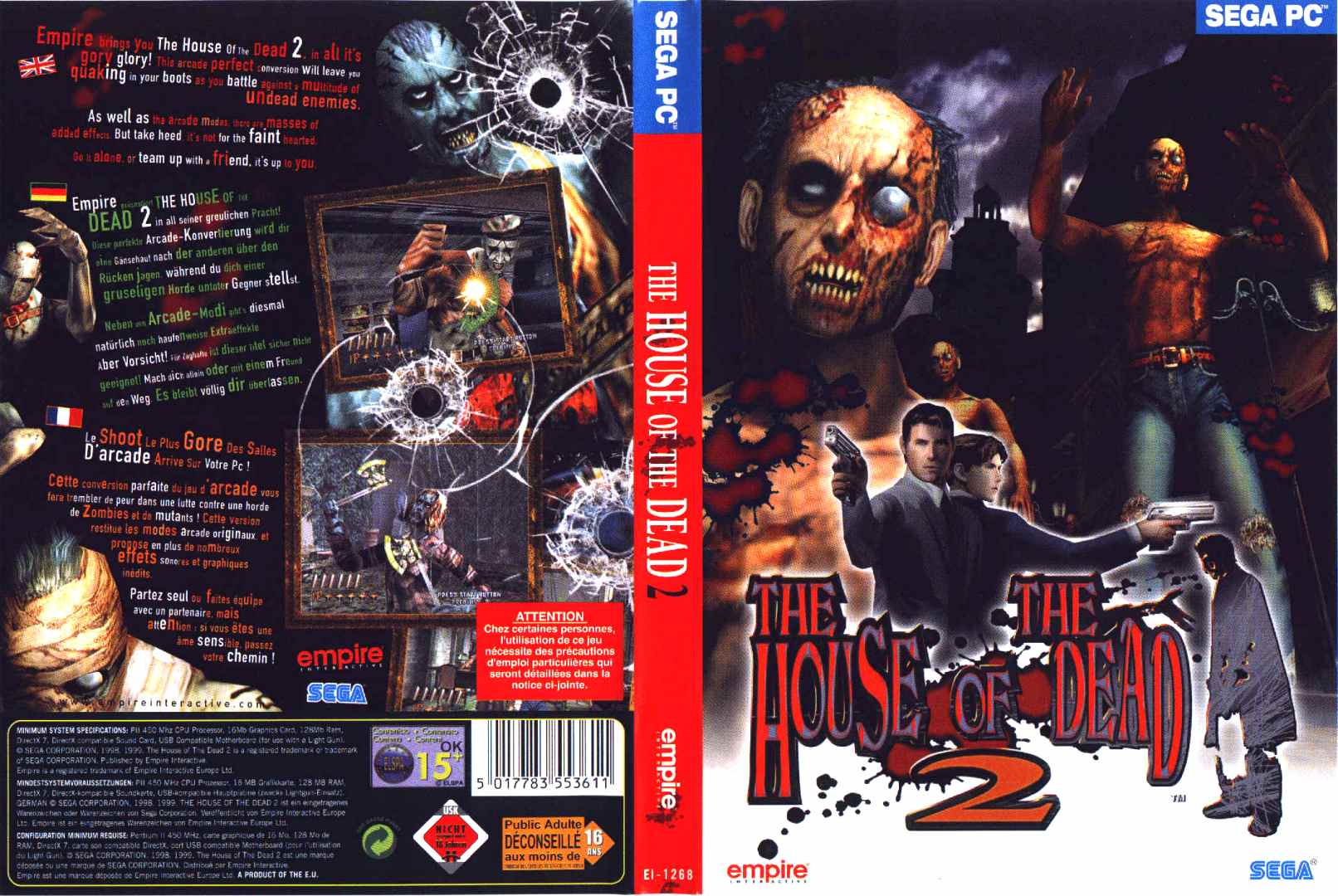 The House Of The Dead 2 - DVD obal