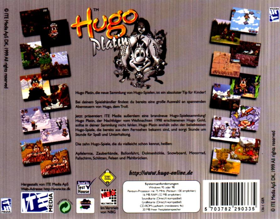 Hugo: Platin - zadn CD obal