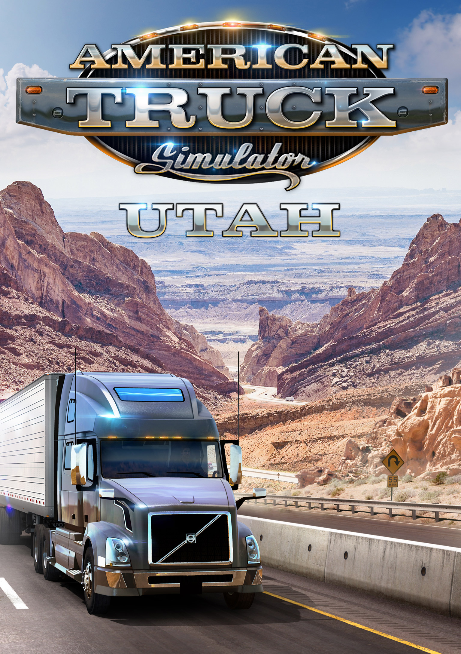 American Truck Simulator - Utah - predn DVD obal
