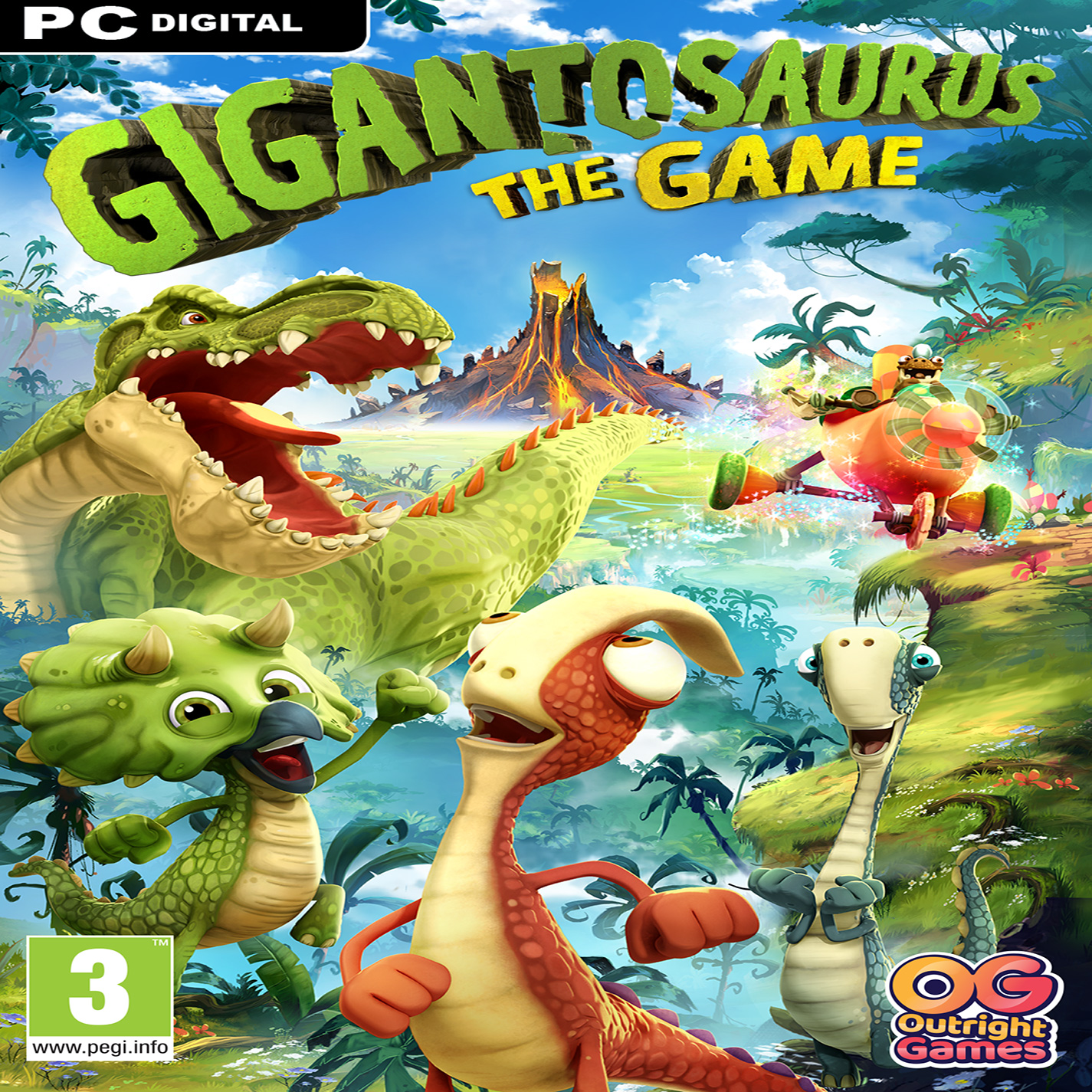 Gigantosaurus: The Game - predn CD obal