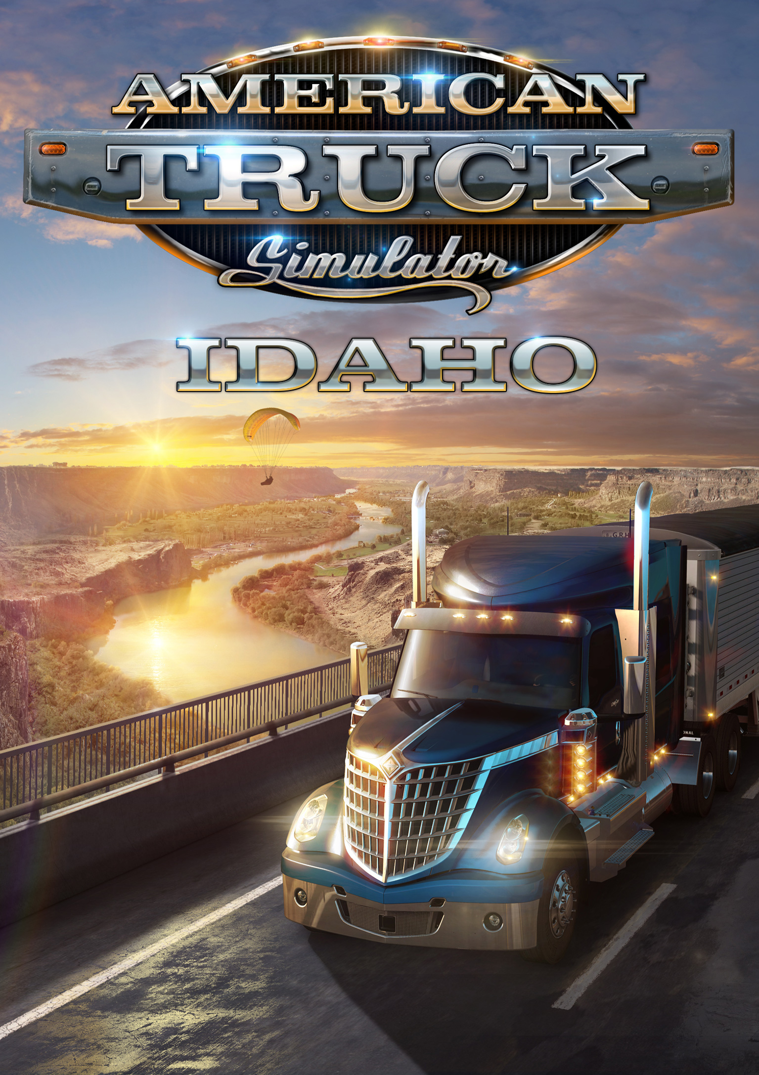 American Truck Simulator - Idaho - predn DVD obal