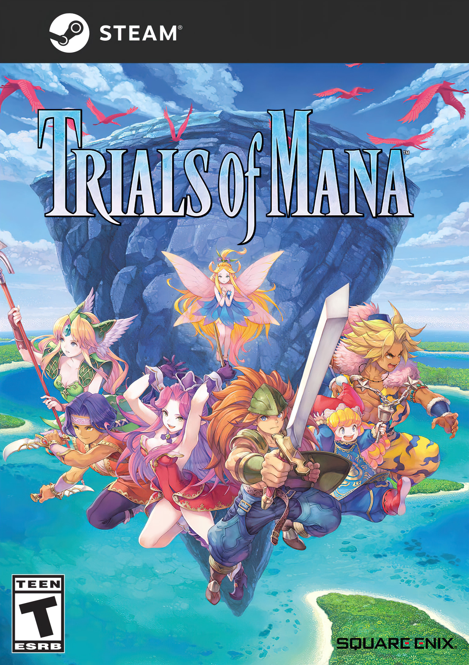 Trials of Mana - predn DVD obal