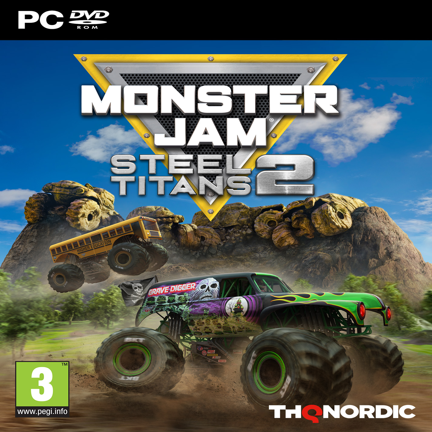 Monster Jam Steel Titans 2 - predn CD obal