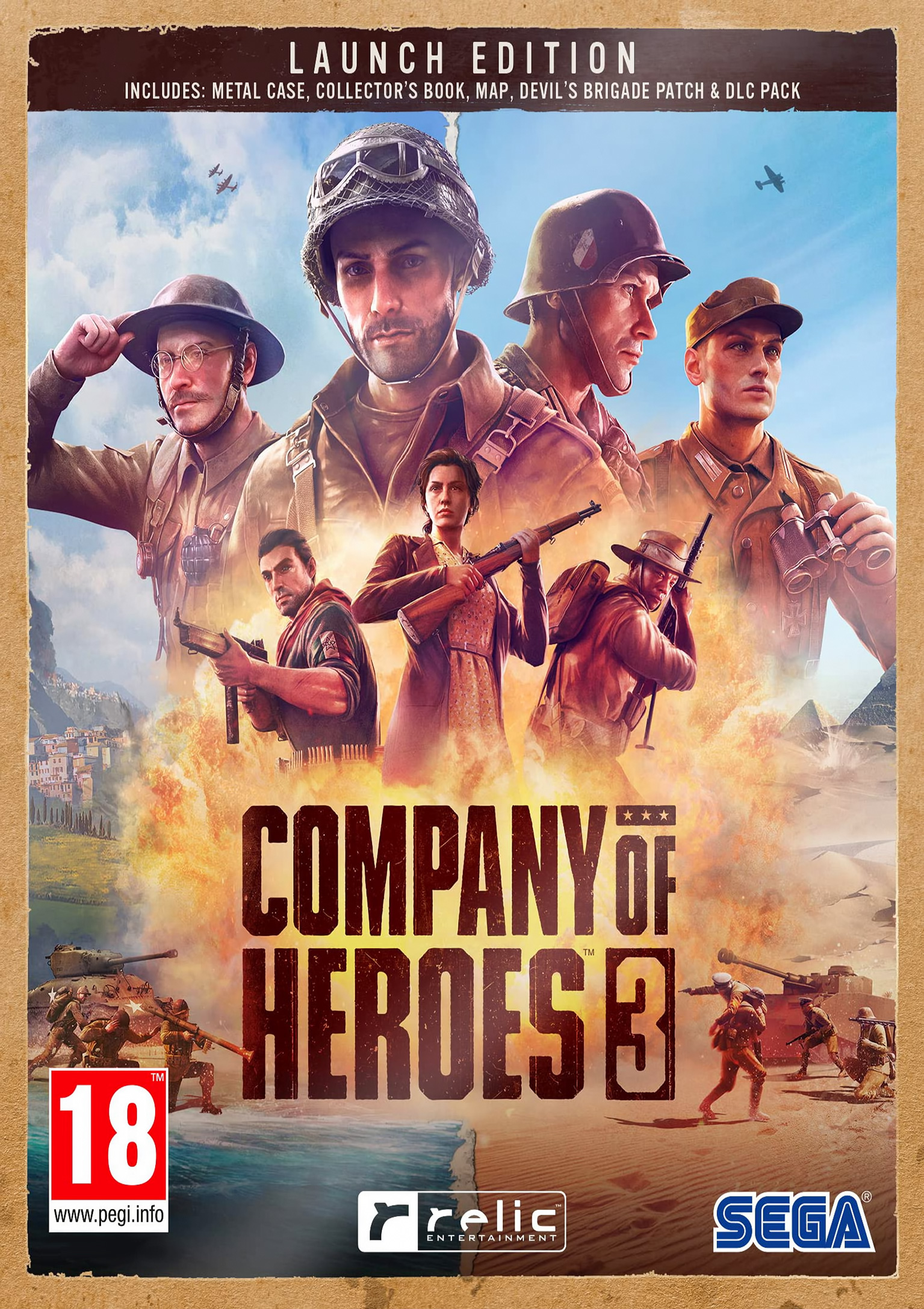 Company of Heroes 3 - predn DVD obal