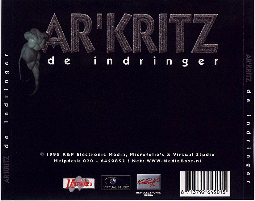 Ar'Kritz - zadn CD obal