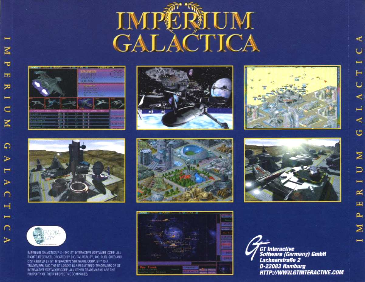 Imperium Galactica - zadn CD obal