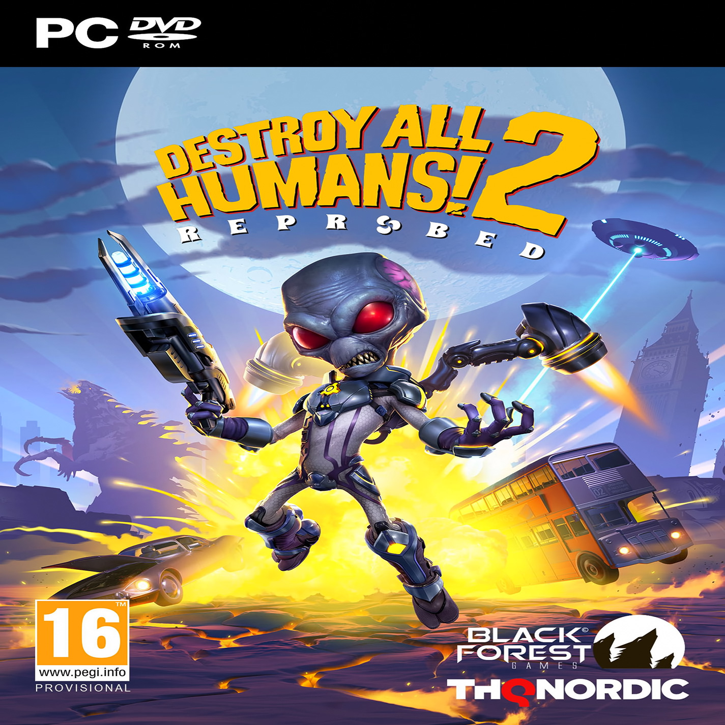 Destroy All Humans! 2 - Reprobed - predn CD obal