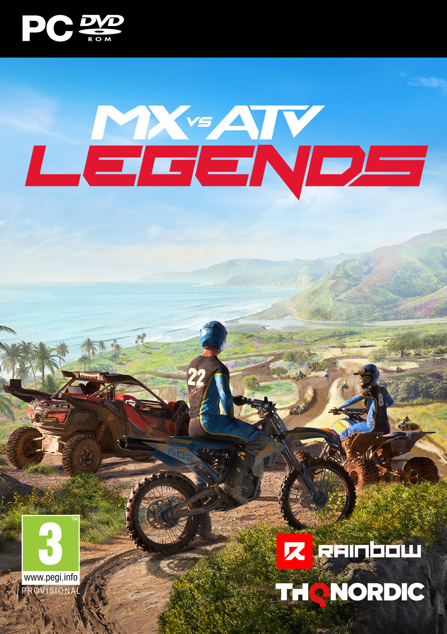 MX vs ATV Legends - predn DVD obal