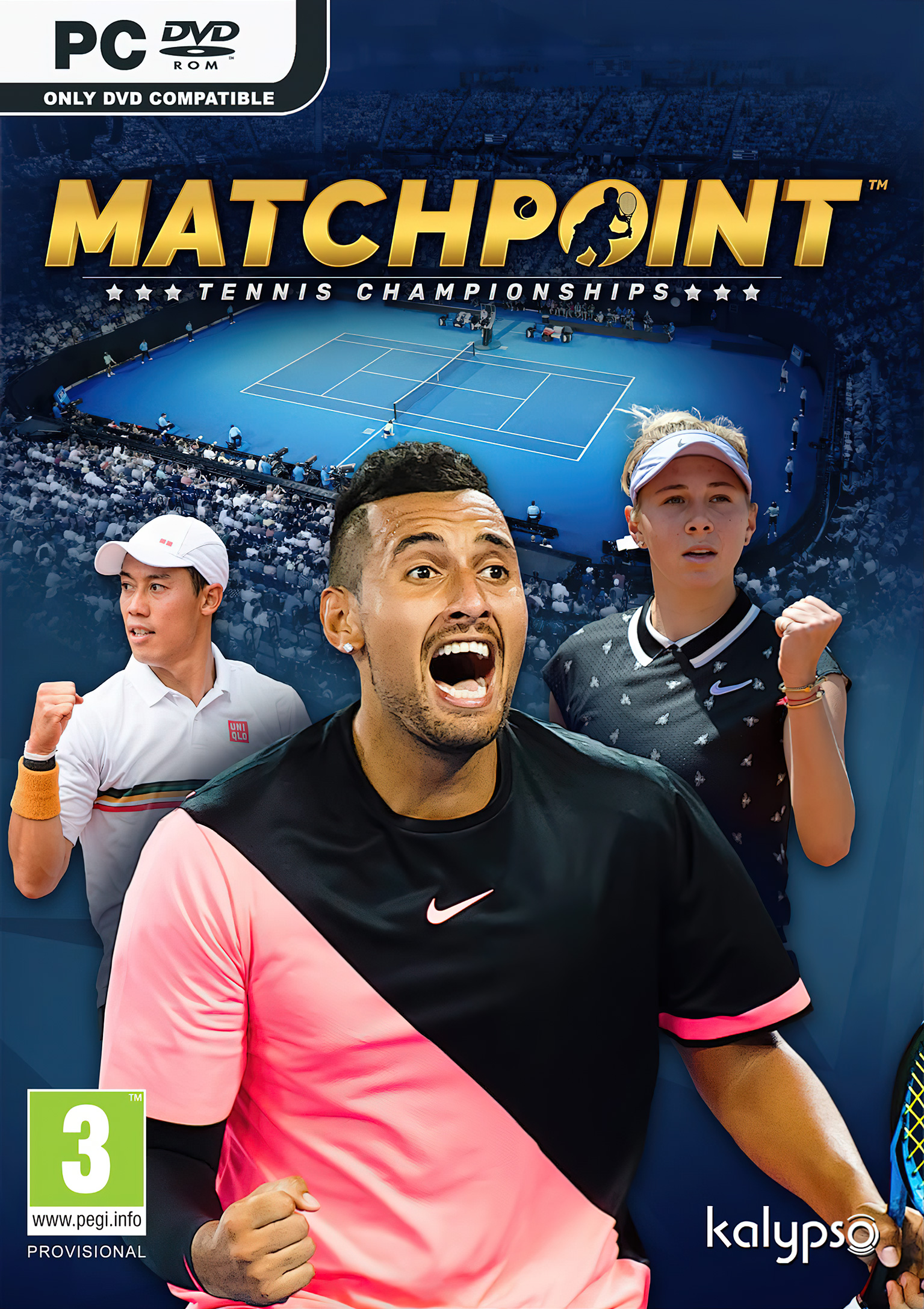 Matchpoint - Tennis Championships - predný DVD obal