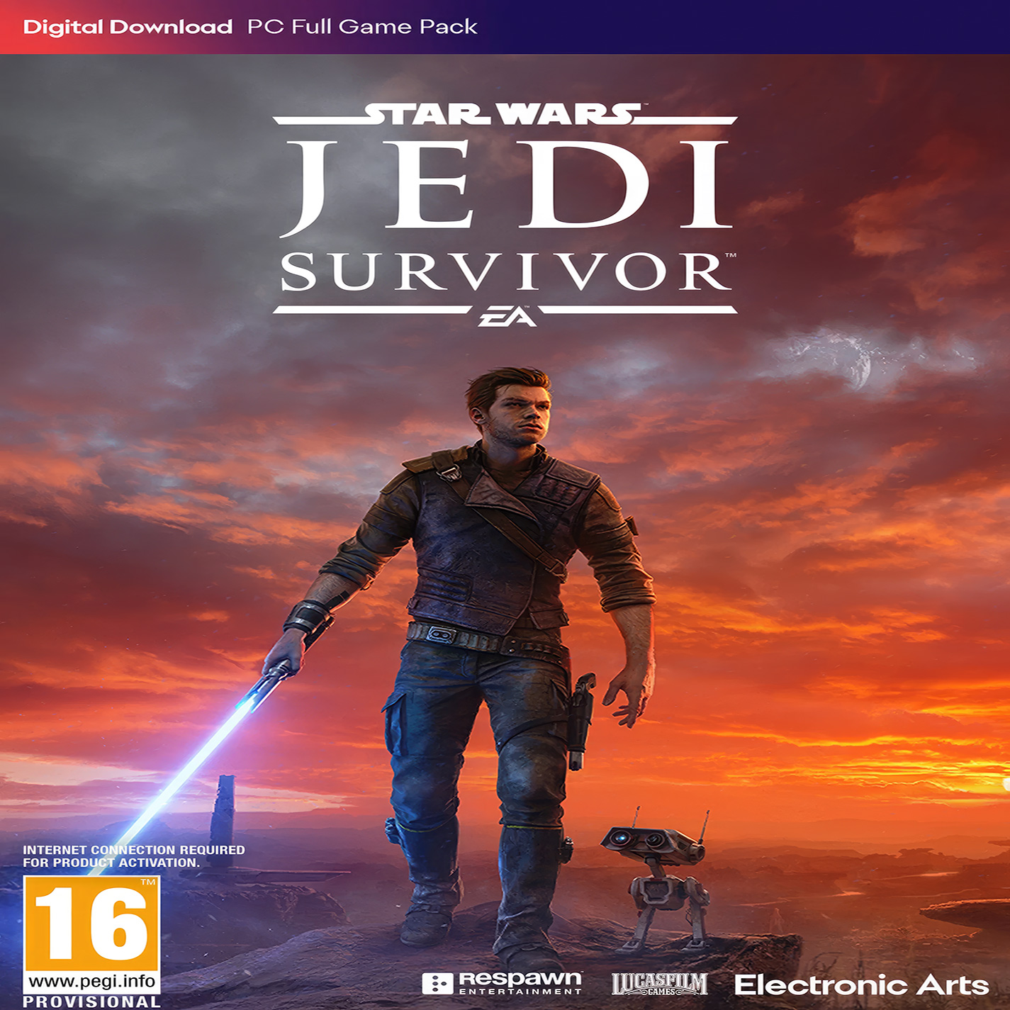 Star Wars Jedi: Survivor - predný CD obal