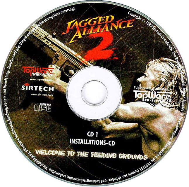 Jagged Alliance 2 - CD obal