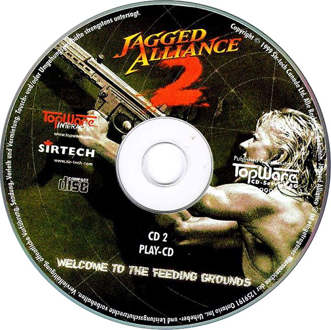 Jagged Alliance 2 - CD obal 2