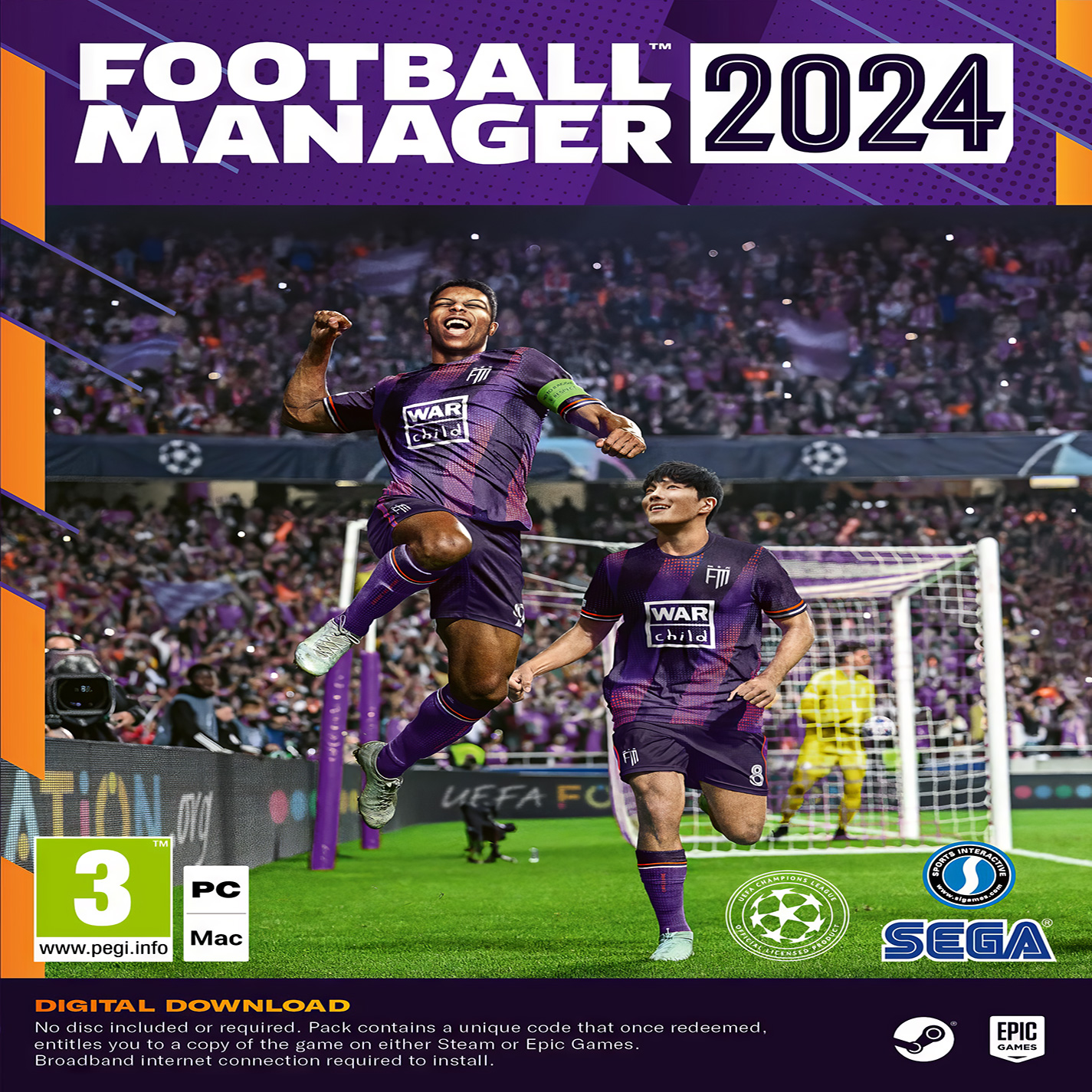 Football Manager 2024 - predný CD obal