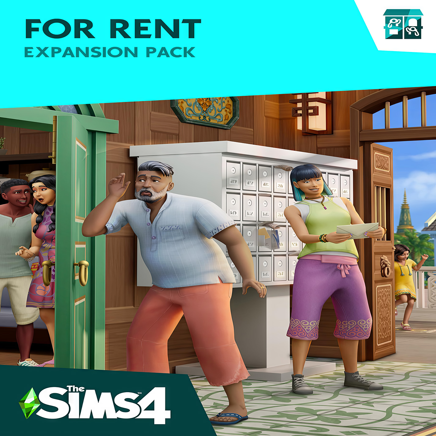 The Sims 4: For Rent - predn CD obal