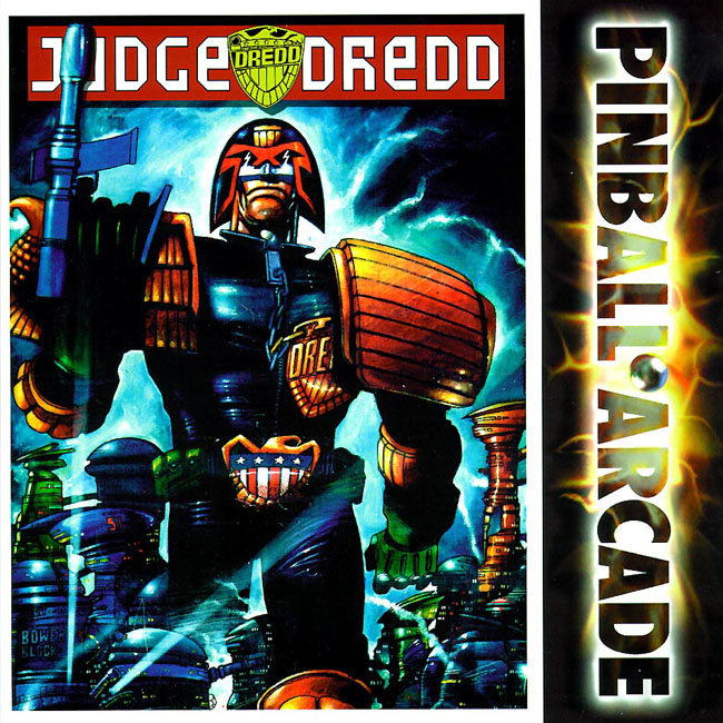 Judge Dredd Pinball - predn CD obal