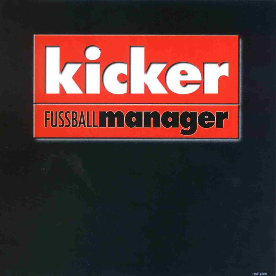 Kicker Fussball Manager - predn CD obal