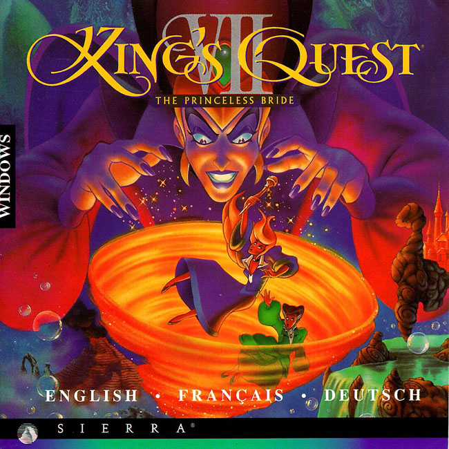 King's Quest 7: The Princeless Bride - predn CD obal 2