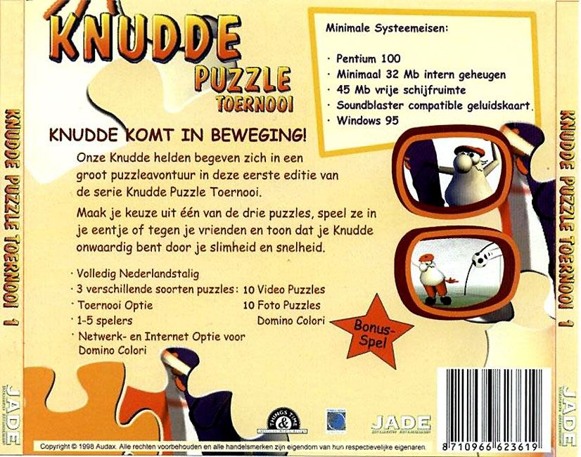 Knudde Puzzle 1 - zadn CD obal