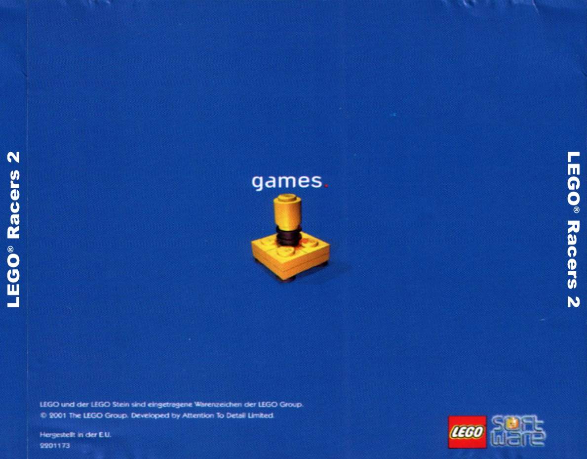 Lego Racers 2 - zadn CD obal