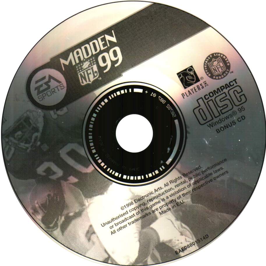 Madden NFL 99 - CD obal 2