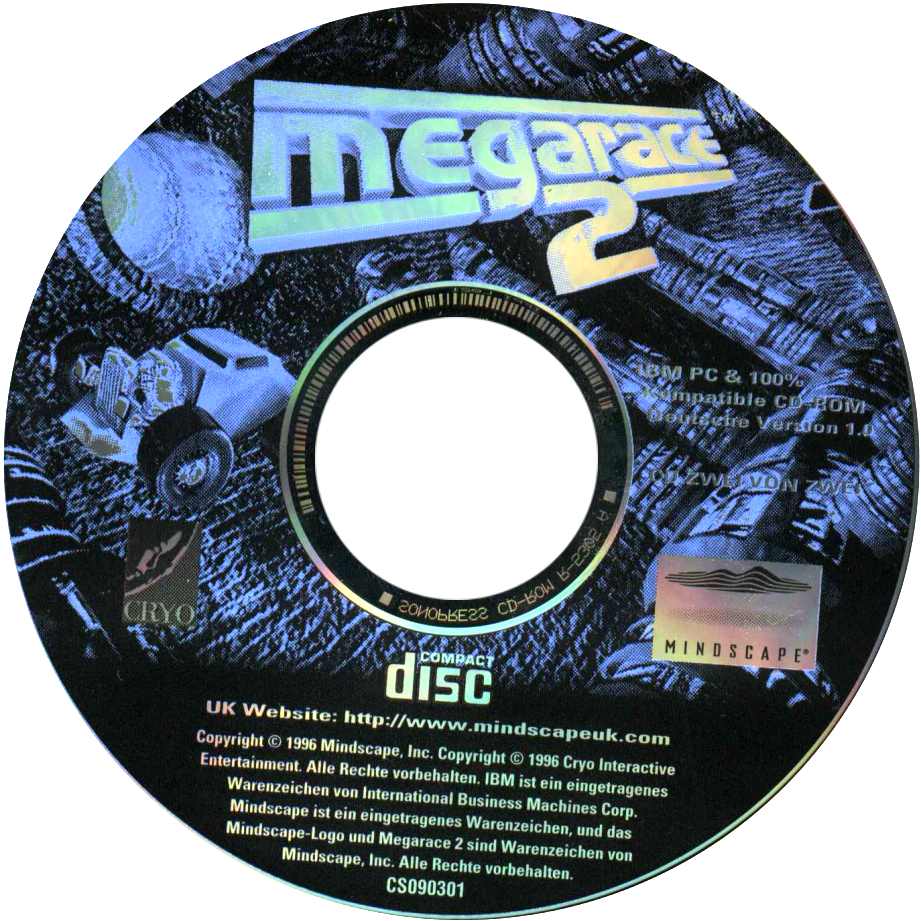 MegaRace 2 - CD obal 2