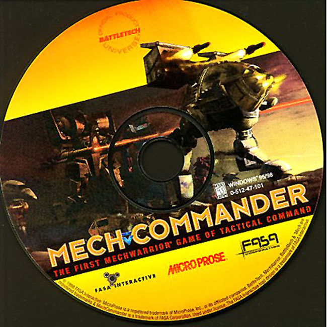 Mech Commander - CD obal