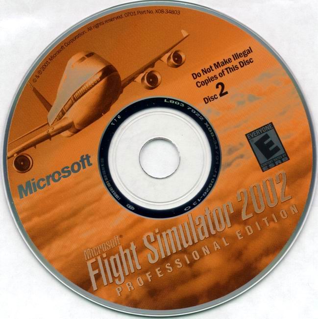 Microsoft Flight Simulator 2002: Professional Edition - CD obal 2