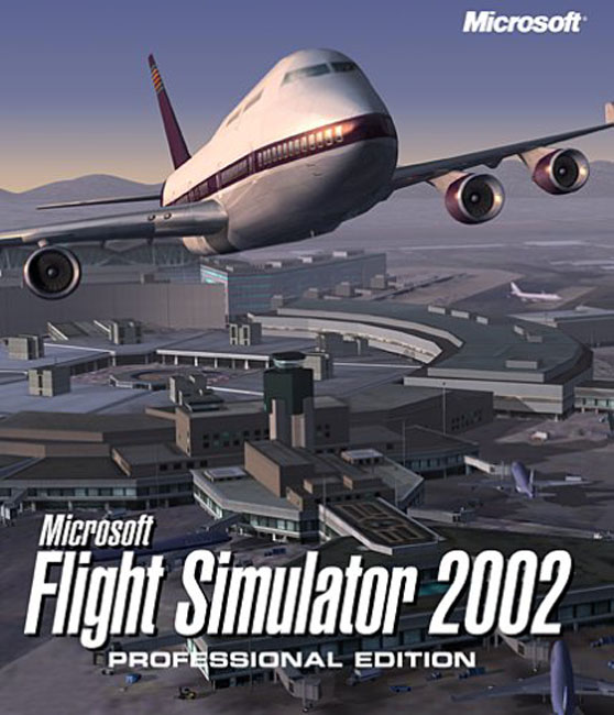 Microsoft Flight Simulator 2002: Professional Edition - predn CD obal