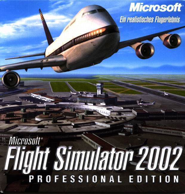 Microsoft Flight Simulator 2002: Professional Edition - predn CD obal 2