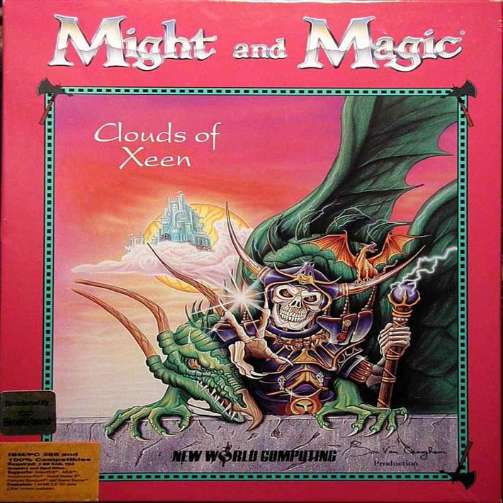Might & Magic 4: Clouds of Xeen - predn CD obal