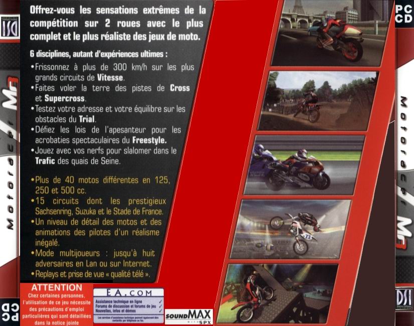 Moto Racer 3 - zadn CD obal