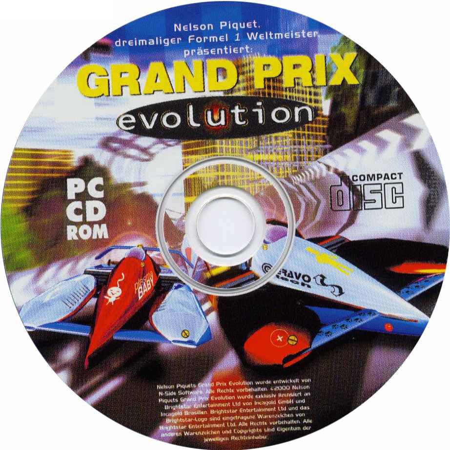 Nelson Piquet Grand Prix Evolution - CD obal