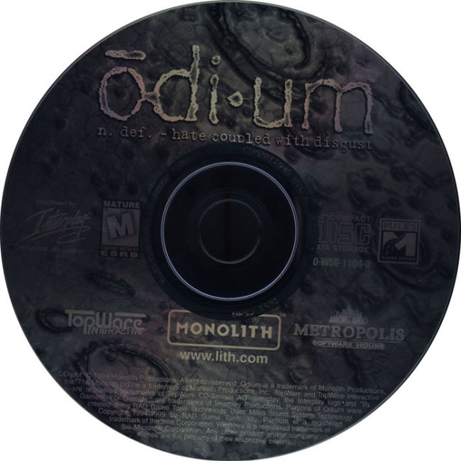 Odium - CD obal