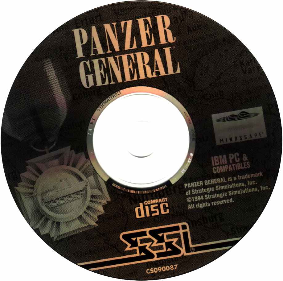 Panzer General - CD obal