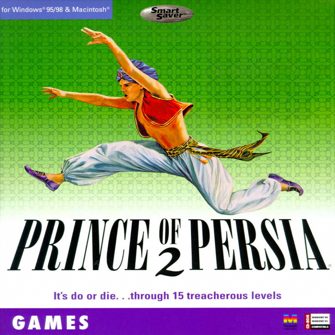 Prince of Persia 2: The Shadow And The Flame - predn CD obal 2