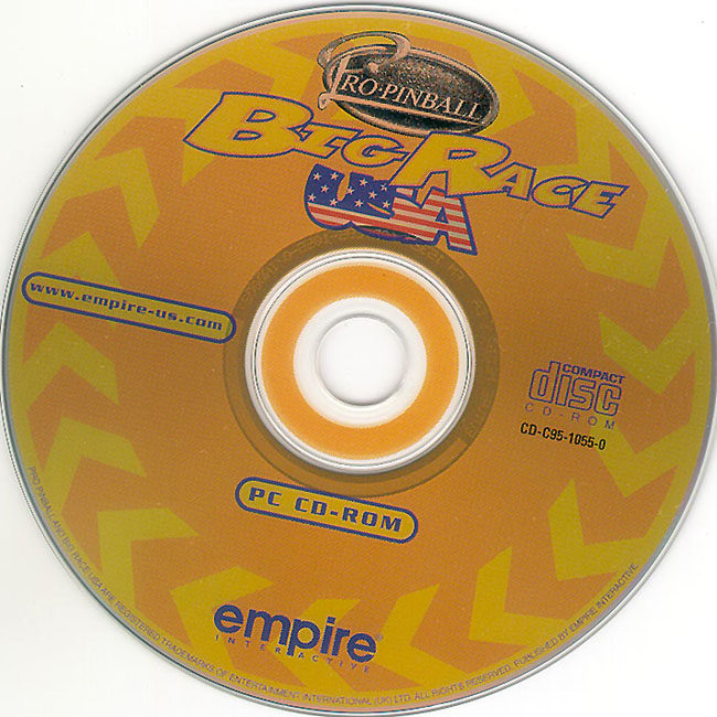 Pro Pinball: Big Race USA - CD obal