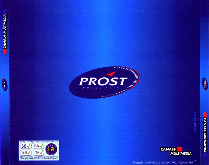 Prost Grand Prix 1998 - zadn CD obal