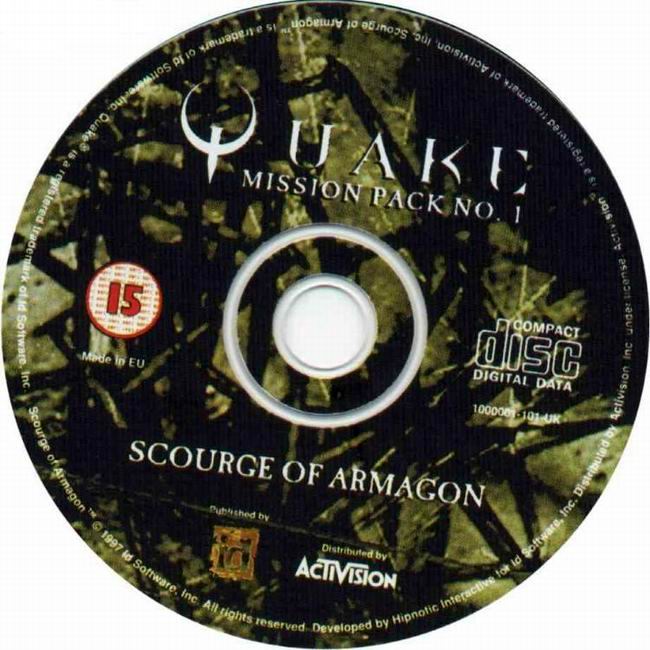 Quake Mission Pack 1: Scourge of Armagon - CD obal