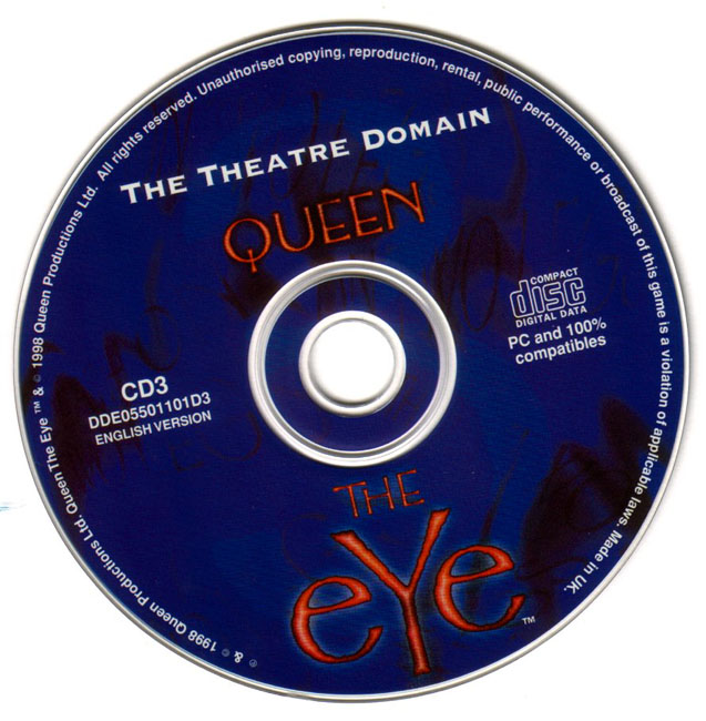 Queen the Eye 3: The Theatre Domain - CD obal