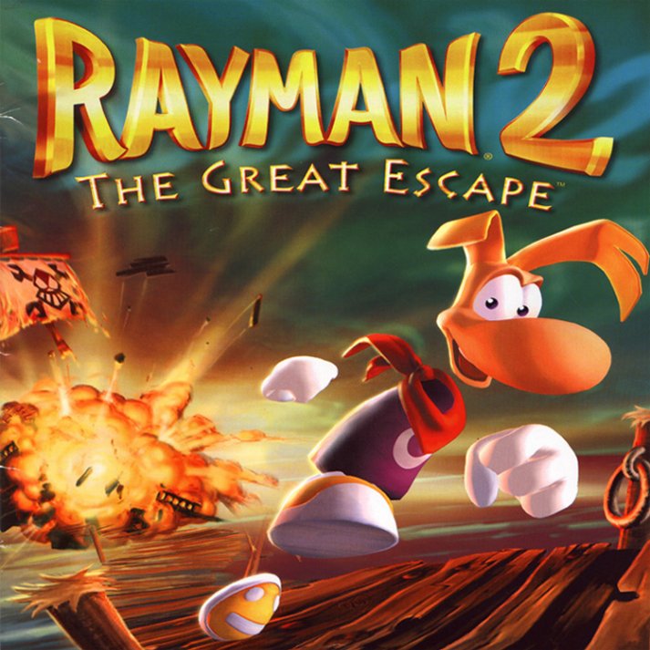 Rayman 2: The Great Escape - predn CD obal