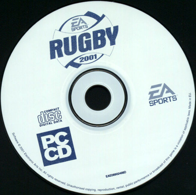 Rugby 2001 - CD obal