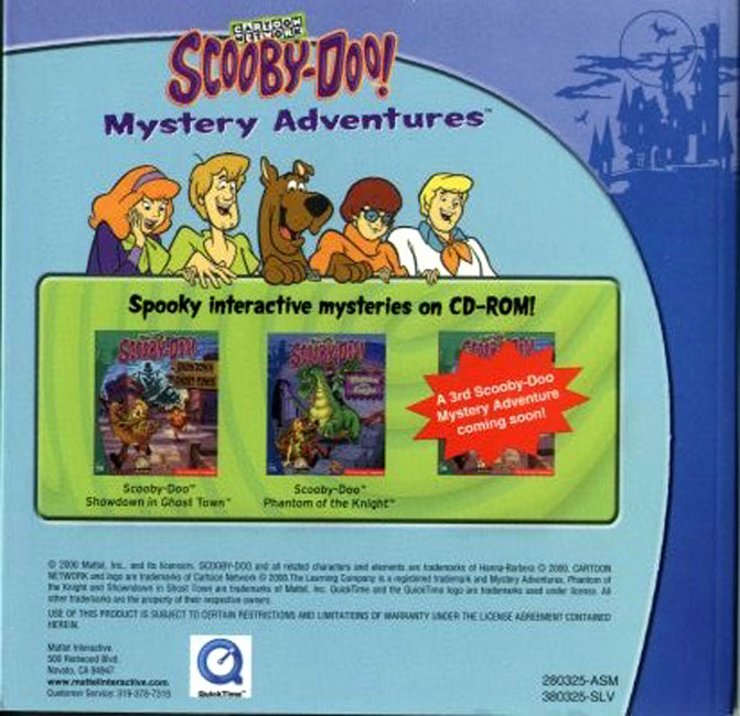 Scooby-Doo: Phantom of the Knight - zadn CD obal