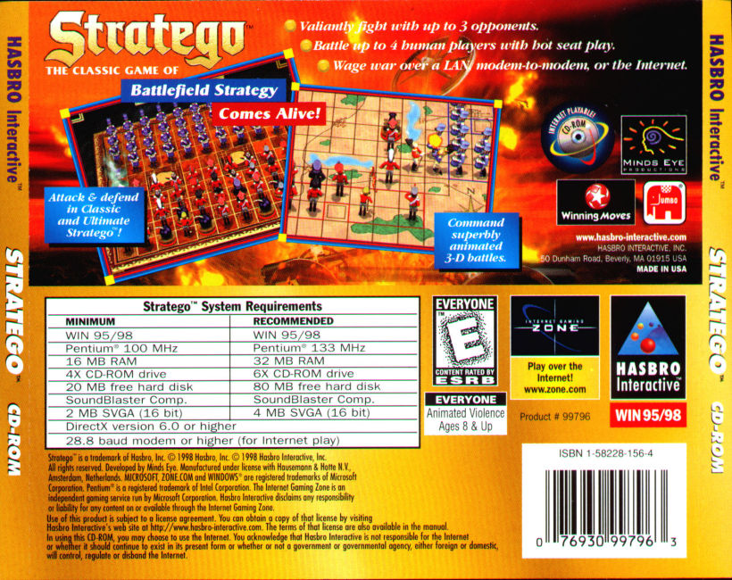 Stratego - zadn CD obal