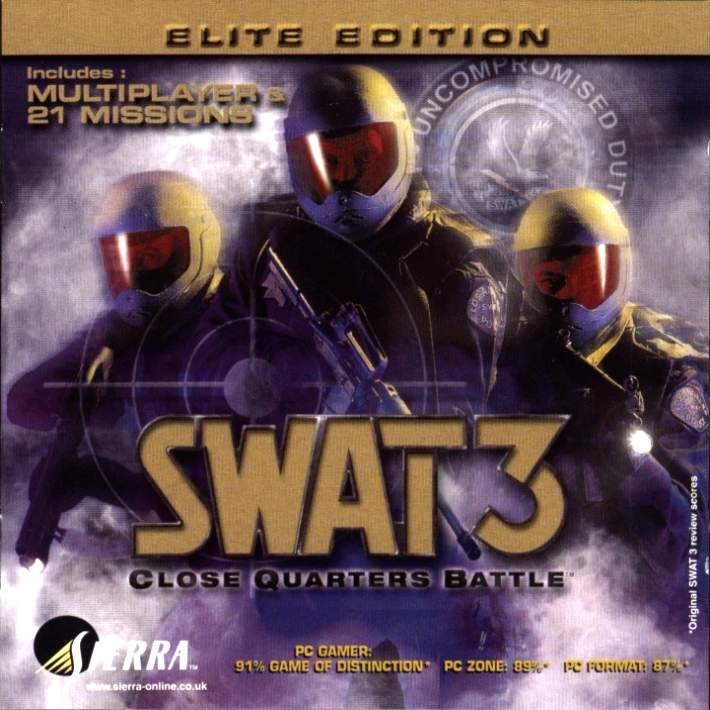 SWAT 3 - Close Quarters Battle: Elite Edition - predn CD obal